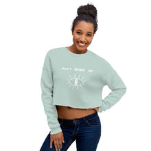 Load image into Gallery viewer, &quot;Just WOKE up&quot; Crop Sweatshirt