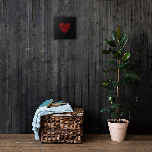 Peace and Love on Canvas