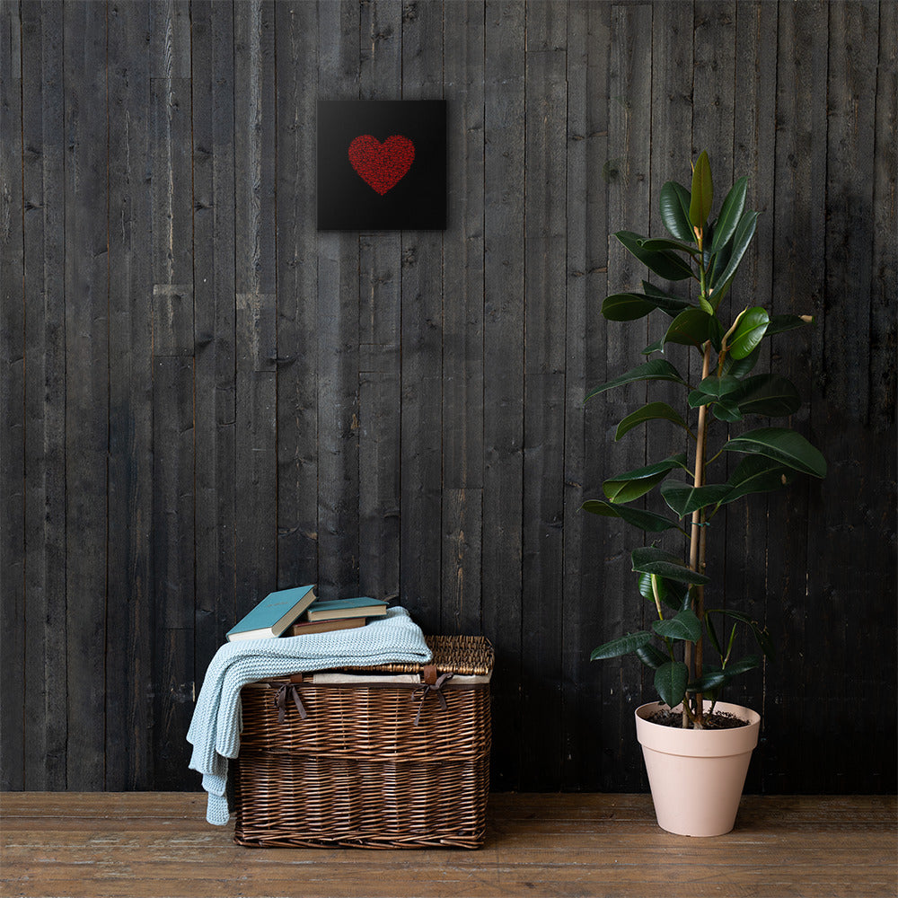 Peace and Love on Canvas