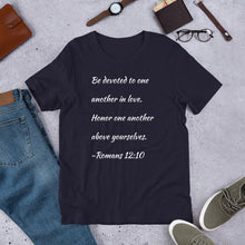 Load image into Gallery viewer, Romans 12:10 Unisex T-Shirt