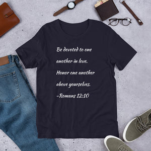 Romans 12:10 Unisex T-Shirt
