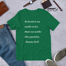 Load image into Gallery viewer, Romans 12:10 Unisex T-Shirt