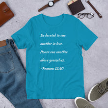 Load image into Gallery viewer, Romans 12:10 Unisex T-Shirt