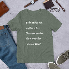 Load image into Gallery viewer, Romans 12:10 Unisex T-Shirt