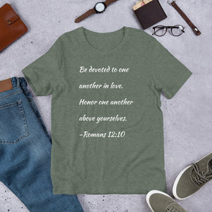 Romans 12:10 Unisex T-Shirt