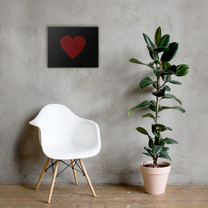 Peace and Love on Canvas