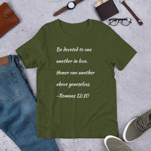 Load image into Gallery viewer, Romans 12:10 Unisex T-Shirt