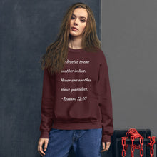 Load image into Gallery viewer, Romans 12:10 Unisex Sweatshirt