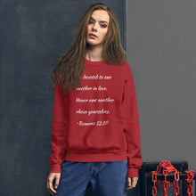 Load image into Gallery viewer, Romans 12:10 Unisex Sweatshirt